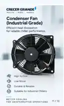 Condenser fan / cooling fan