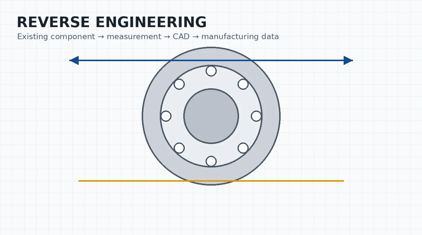 Representative reverse engineering workflow